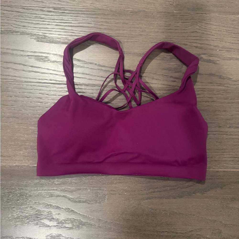 lululemon athletica Magenta Strappy Sports Bra